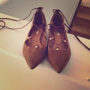 Halogen Lace Flats from Nordstrom